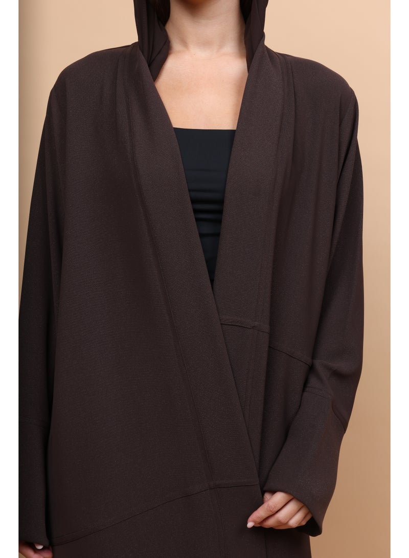 IKKXA Sovereign Bronze-Brown Abaya - Image 2